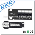 AMP cat6 rj45 UTP 24 puertos 19 pulgadas panel de conexiones / systimax soporte de pared de cobre 110 panel de conexiones